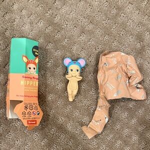 Auth Sonny Angel Blue Mouse Hipper New Never Used